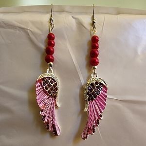 Handcrafted Angel Wing earrings